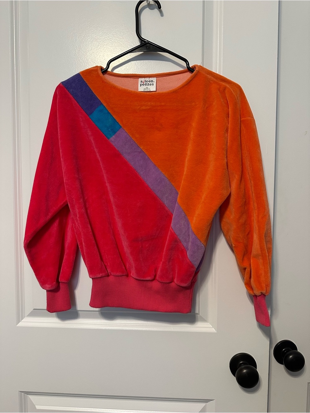 Vintage Colorblock Women's Sweater size XS